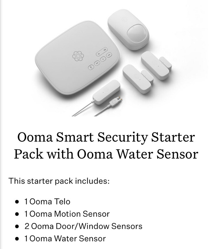 Ooma Security Ooma Smart Cam Ooma Home Security Starter Kit With