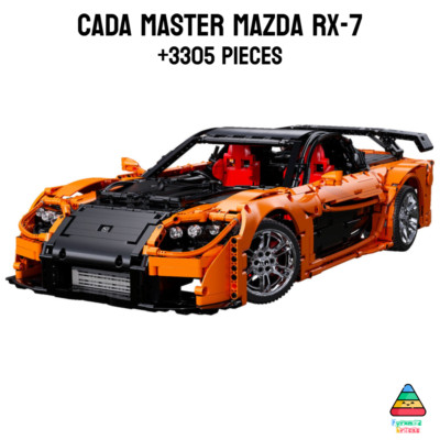 NEW CaDA Master Mazda RX-7 C61502 Complete set gift toy，High