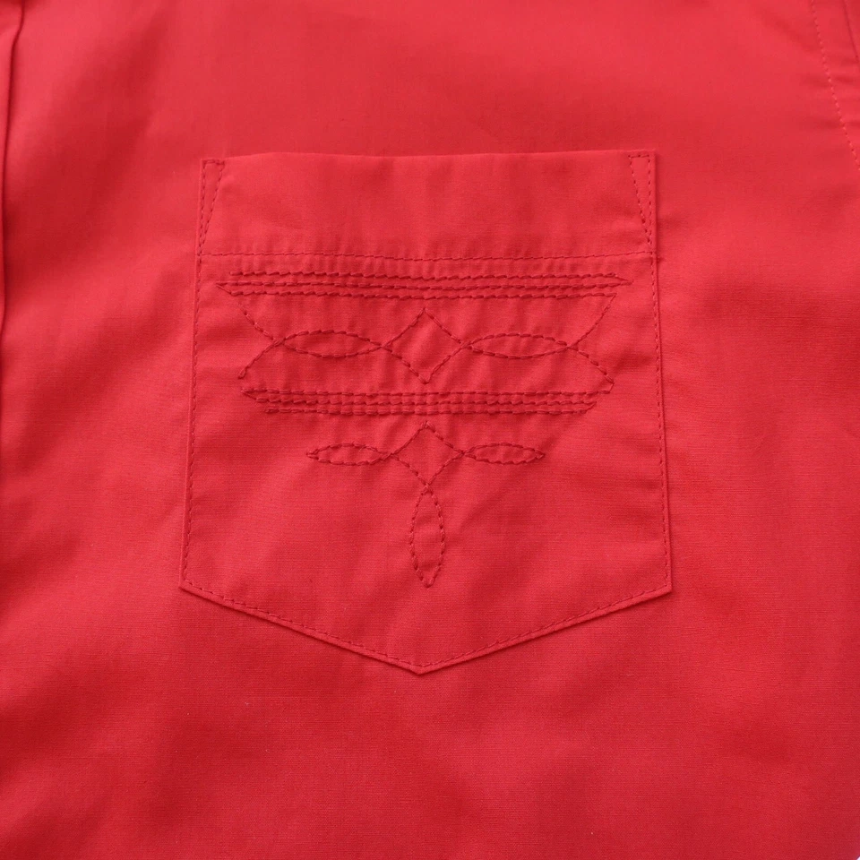 Nueva Camisa Bianca Chandon Western Talla L Patrón Foto 4 de 4