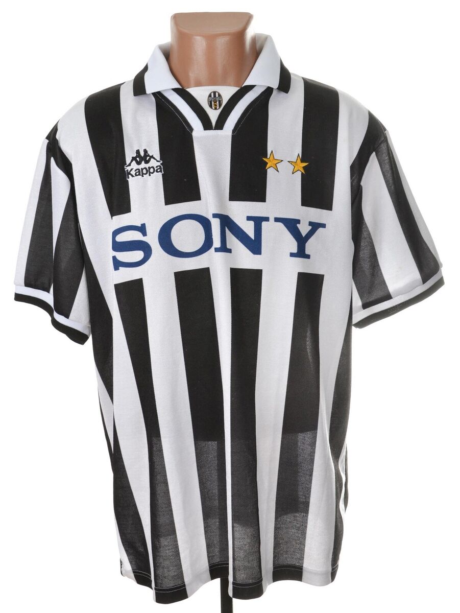 JUVENTUS 1995/1996 VINTAGE HOME FOOTBALL SHIRT KAPPA XL #10 JUVENTUS 1995/1996 VINTAGE HOME FOOTBALL SHIRT KAPPA XL #10
