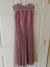 Girl Weissman Into the Meadow 9021 Mauve Lyrical Sequin Dance Costume Size LC