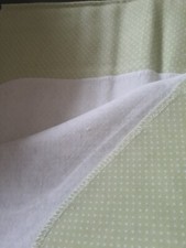 Carter's NEW no tag Green w white Polkadots Receiving Flannel Blanket Lovey 30"