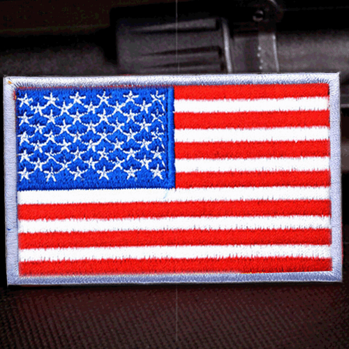 EE. UU. PARCHES BORDADOS BANDERA AMERICANA INSIGNIA DEL EJÉRCITO DE ESTADOS UNIDOS PARCHE GANCHO - Imagen 3 de 5