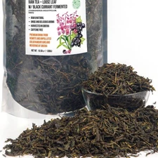 Siberian Green Ivan Tea 300g with Black Currant Leaves Fermented Wild-Harvested