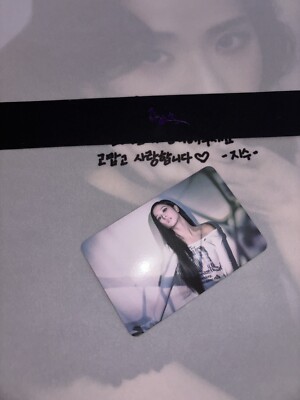 BLACKPINK JISOO [ME] Autographed Signed Photobook LP VINYL