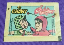 EL CHAVO - EL CHAPULIN COLORADO de colección SIN ABRIR paquete de pegatinas ARGENTINA 1980