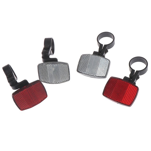 1PCS Bicycle Handlebar Reflector Bike Reflective Front Rear Warning Li