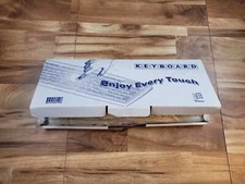 Vintage LNE Keyboard 2000 Microsoft Windows ISO 9002 QWERTY PS/2 PC/AT White