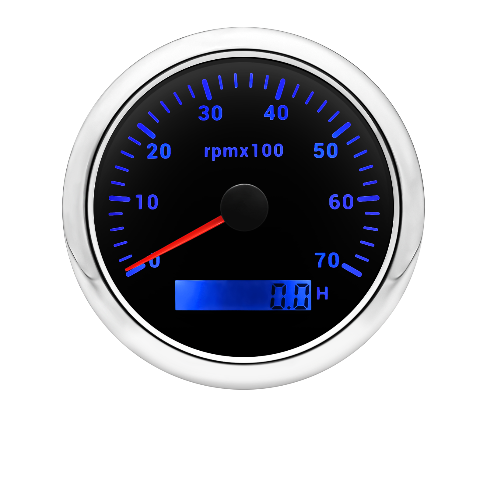 85mm Waterproof Tachometer Gauge Tacho Meter 07000RPM for Boat Car