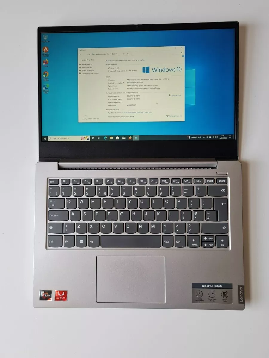 Lenovo Ideapad S340 Ryzen5 3500U 8GB 256