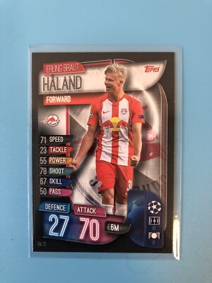 Erling Haaland 2019-20 Topps #SAL13 UCL Champions League RC ROOKIE Salzburg 