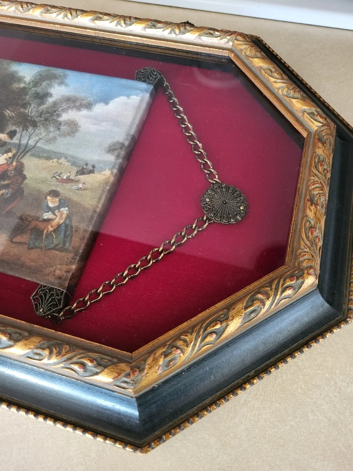 Rare 18th C. French Masterpiece | Silk Reproduction Jean Baptiste Pater stamped - Image 4 of 4