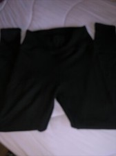 Women's High Rise Soft Cozy Winter Fleece Lined Leggings. Black M