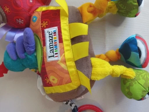 LAMAZE BEBÉ JUGUETE BURRO DE PELUCHE MORDEDOR Sir Prance ACTIVIDAD SONAJERO CABALLO Colorido Foto 2 de 4