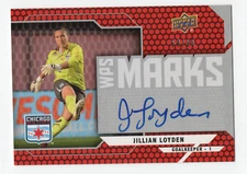 2011 Upper Deck WPS Marks Jillian Loyden auto 50/65
