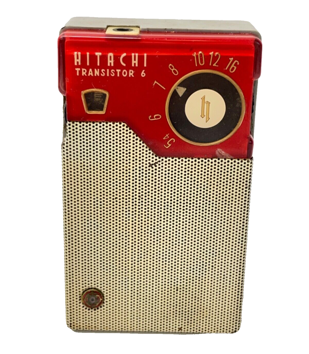 Vintage 1959 Hatachi TH666 Transistor Radio w/ Case - Japan | eBay