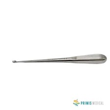 KMedic KM46-568 Brun Curette Straight Size 4 Orthopedic 9"
