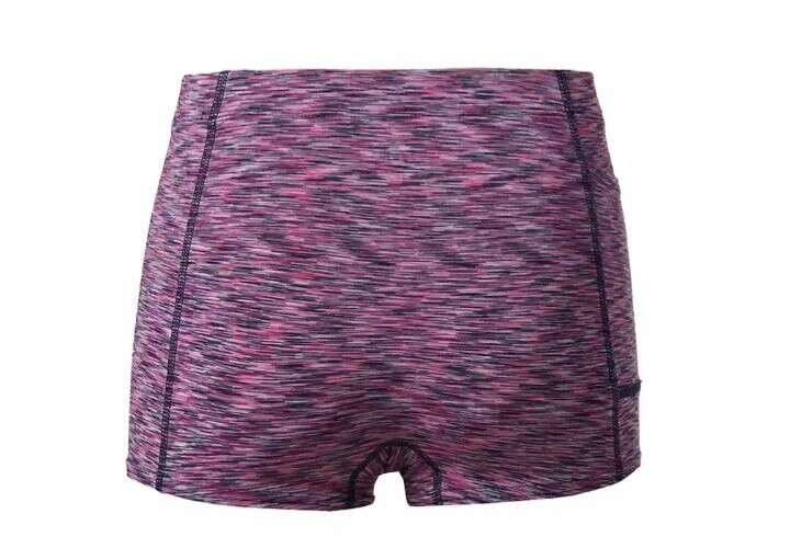 new BCG Girls’ Volley Space-Dye Shortie Shorts size xl Color: Pink Dark