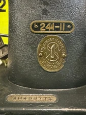 Antique Singer Sewing Machine W/ Table Pedal and Thread Holder