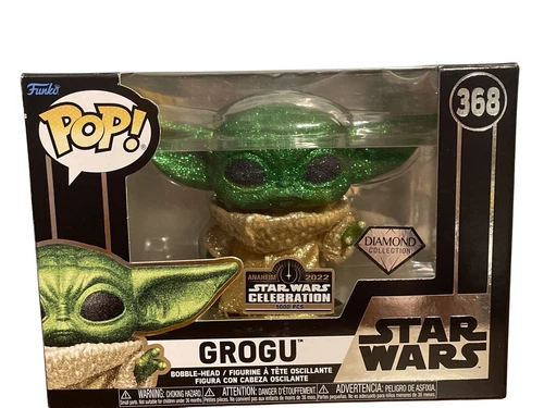 Funko #368 Star Wars Grogu Diamond Collection 2022 Exclusive (Edition of...