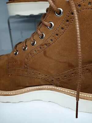 Junya Watanabe Man x Tricker's Snuff Repello Toe Cap Brogue Boots US 11.5