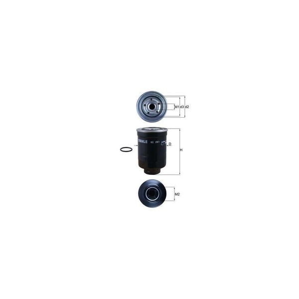 Kraftstofffilter Knecht KC 261D FüR Ford Mazda Ford USA Ford Asia & Oceania-image