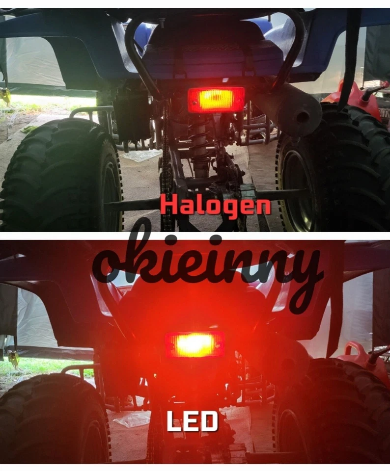 💡Luz trasera LED súper brillante y bombilla de freno para Polaris Big Boss 500 6x6 1998-1999 Foto 4 de 4