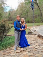 two piece prom dress