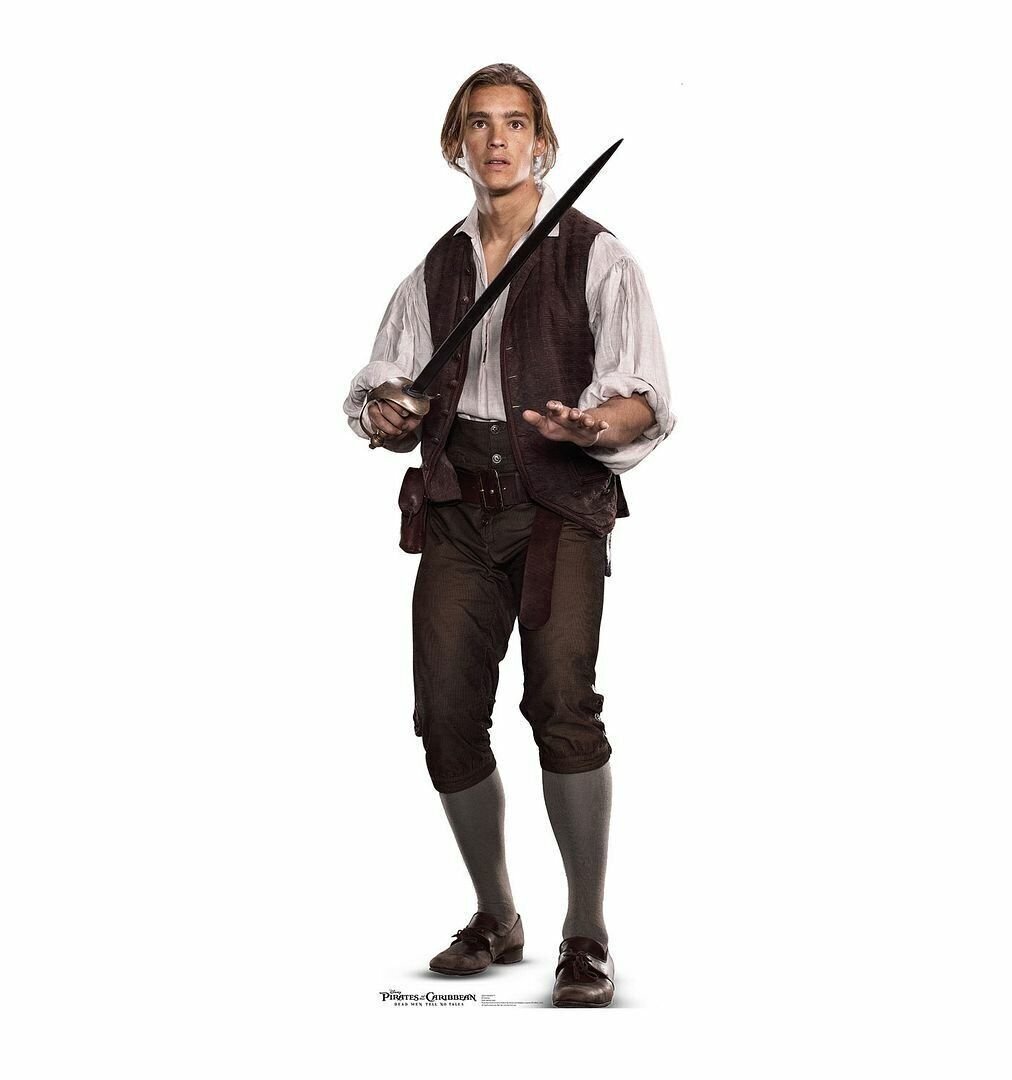 HENRY Cardboard Cutout Standup Standee - Pirates of the Caribbean 5