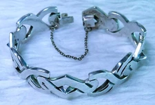 Taxco Panel Bracelet sterling, hvy, by S Coop App
