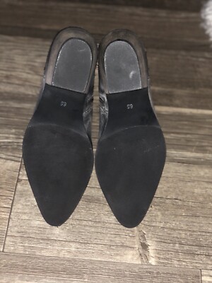 Bottines Roan Aggie En Cuir Noir - Taille 6.5, Neuf Sans Boîte, Style Bootie