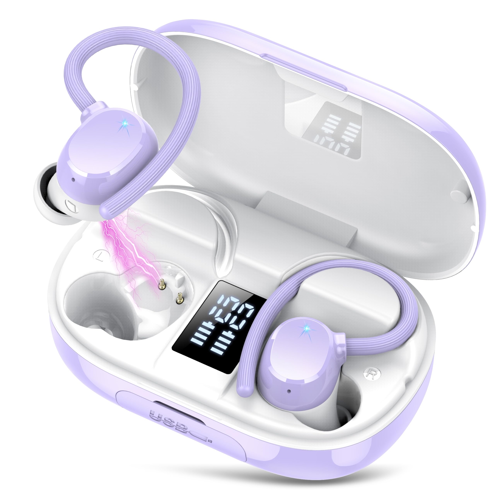 128H Wireless Earbuds with Bluetooth 5.3 & Noise Cancelling-image