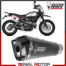 2015 DUCATI SCRAMBLER 800 Delta Race Stainless Black MIVV Exhaust Terminal > 2020