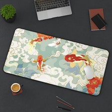 Koi Fish Japanese Desk Mat Extra Large Mousepad Mouse Pad XL XXL