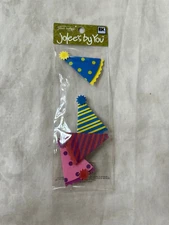 Jolee's by You Dimensional Embellishments Kids Party Hat New in Package