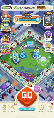 Monopoly GO!   Fountain Partners Event (COMPLETING  FAST) 1 Spot Carry Service