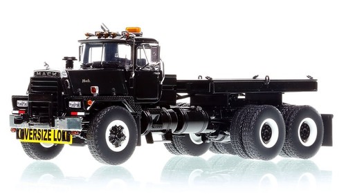 Repliki do ciężkich przewozów 1/50 HHR129B-1 Mack RD800 Oś tandemowa z balastem czarnym