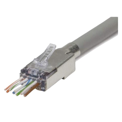 Platinum Tools Ezex48 Shielded RJ45 Connector - External Ground, For Cat6a, 25-Pack - View #13