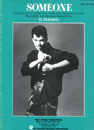 Noten von 1987 ~ SOMEONE ~ El Debarge ~ NEU Vintage!