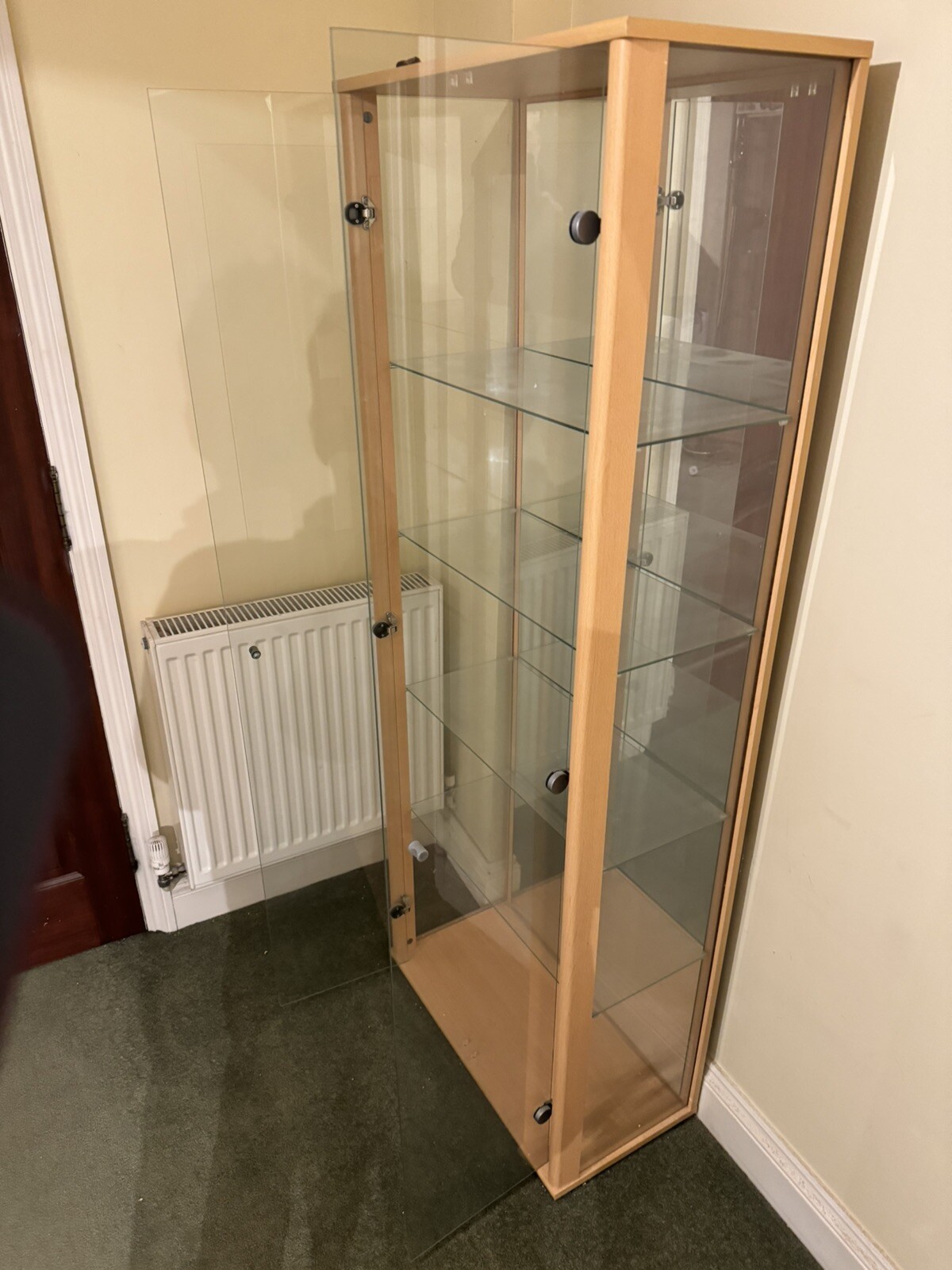 glass display used eBay