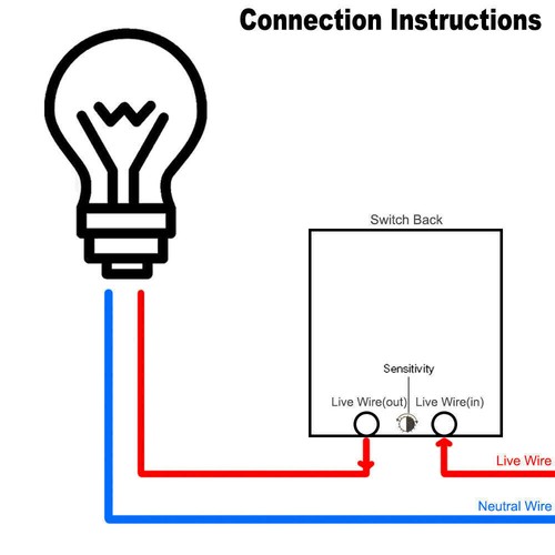 Sensor de Ocupación 360 Grados PIR Interruptor de Luz Automático 200w Montado en Pared - Imagen 7 de 12