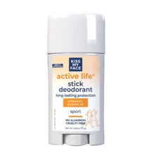 Active Life Sport Deodorant Stick  2.48 oz By Kiss My Face