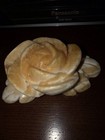 Honey Calcite Carved Yellow Rose — photo 2