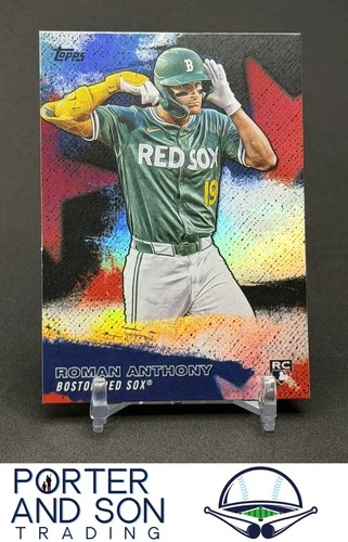 Roman Anthony RC Stars of MLB 2026 Topps #SMLB-25 Boston Red Sox Baseball Card