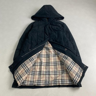 W4238 BURBERRY LONDON Down Jacket Nova Check Detachable Hood 2-Way