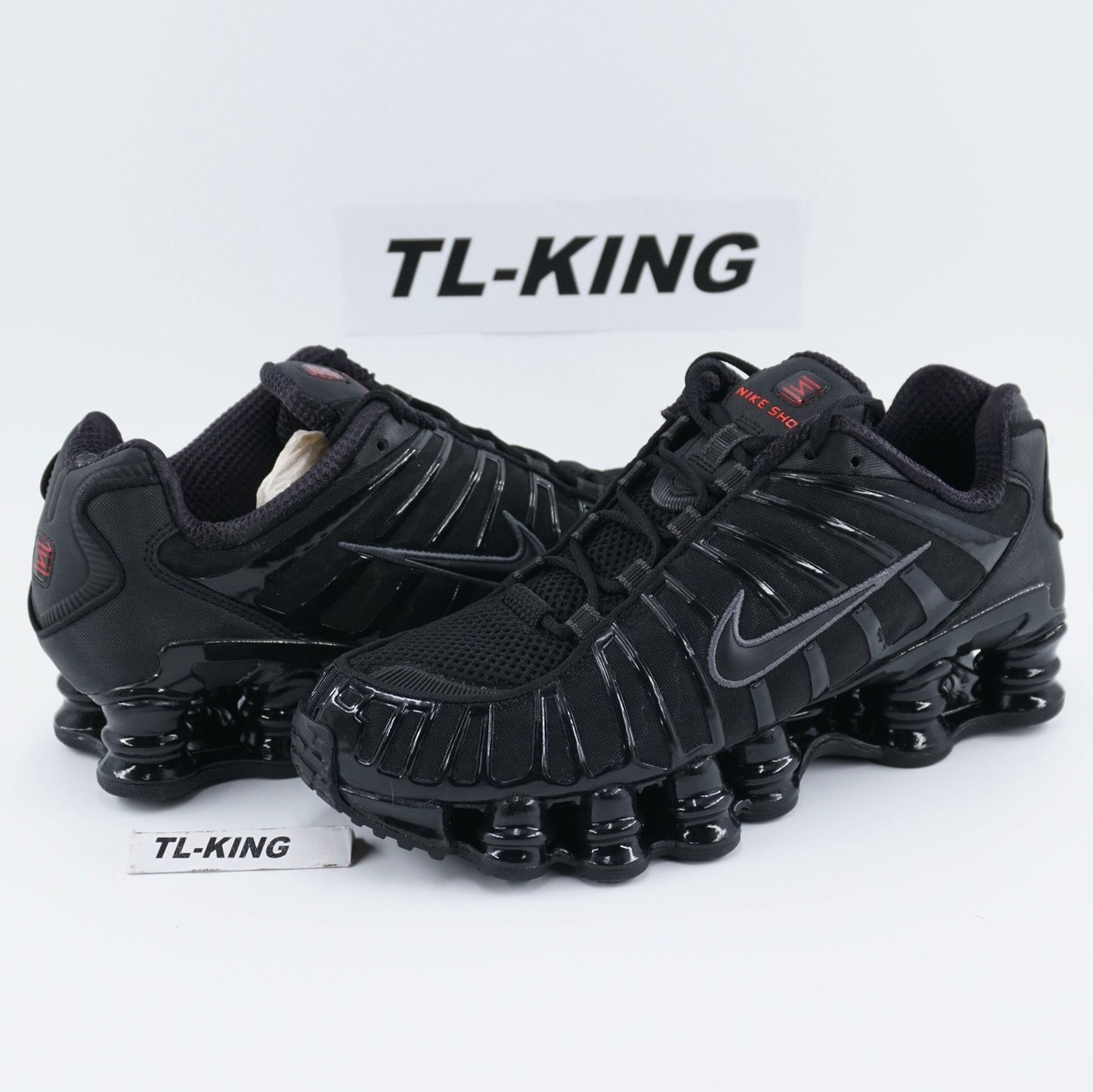 Nike WMNS Shox TL Y2K Runner Workout Trainer Causal All Black