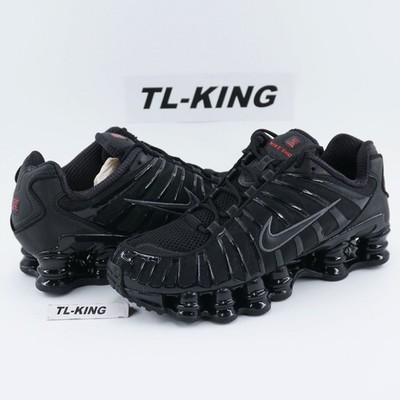 Nike WMNS Shox TL Y2K Runner Workout Trainer Causal All Black AR3566-002 sz 5