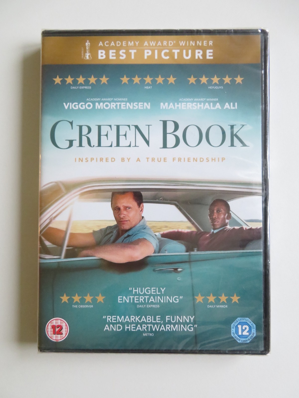 GREEN BOOK (DVD) VIGGO MORTENSEN MAHERSHALA ALI 2018 REGION 2