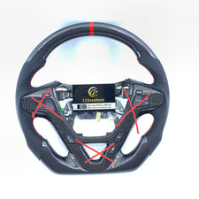 For Acura MDX 2007-2013 glossy carbon fiber steering wheel /no trim and buttons