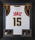 Nikola Jokic Authentic Signed Navy Blue Pro Style Framed Jersey Autographed JSA — photo 1